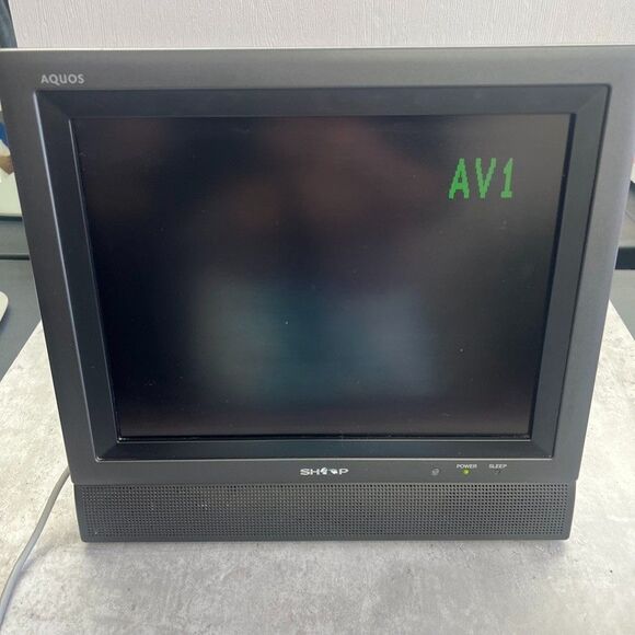 Rare Sharp AQUOS LC-13E1UB 13" Liquid Crystal LCD Color Vintage Retro Gaming TV - Picture 1 of 16